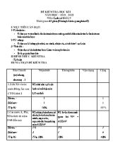 Đề kiểm tra học kì 1 môn Lịch sử khối 9- Năm học 2021-2022
